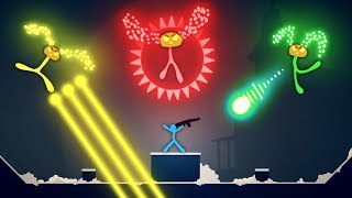 Stick Fight NEW BOSSES vs Hero Stickmen Stick Fight the Game Multiplayer Gameplay NEW Update [upl. by Spillihp]