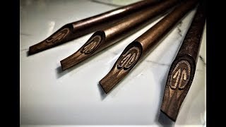 How to make QALAM from bamboo stick and use it for Calligraphy [upl. by Dahij]