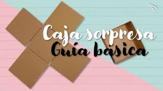 DIY ♡ Caja sorpresa  caja explosiva guía básica  Erandy Paz [upl. by Llien]