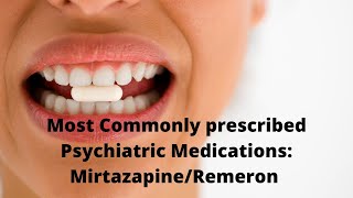 Important Information About Mirtazapine Remeron  Mirtazapine Side Effects  Dr Aneel Shafi [upl. by Gurolinick]