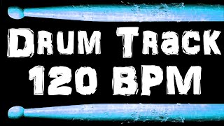 120 BPM  ROCK  44 Drum Track  Better Than Metronome  Drum Beats for Bass Guitar Drum Beat 🥁 46 [upl. by Ney]