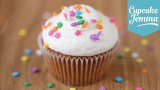 The Perfect Vanilla Cupcake Recipe  Cupcake Jemma [upl. by Daniyal]