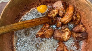 Como preparar carnitas de puerco estilo norteño 🐷❤️😋🌮 [upl. by Ecam]