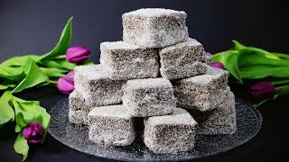 Sočni i mekani ČUPAVCI  jednostavni recept na čaše  Lamingtons recipe [upl. by Haberman290]