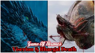 Game of Thrones  Ice Dragon Nights King kills and resurrects Viserion [upl. by Eniretak]