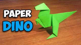 How To Make an Easy Origami Dinosaur [upl. by Malley999]