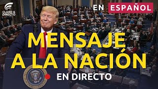 🔴 EN VIVO Y EN ESPAÑOL El presidente Trump con mensaje a la nación en el Congreso  4325 [upl. by Matthus]