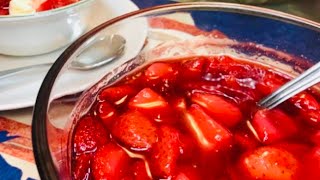 Quick amp Easy STRAWBERRY TOPPING recipe [upl. by Quillan831]