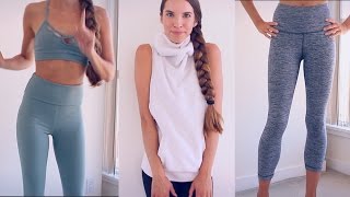 YOGAWORKOUT CLOTHING HAUL TRY ON [upl. by Jabez]