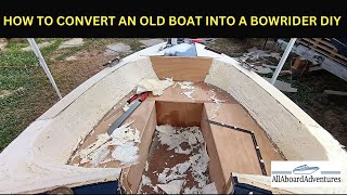 Boat conversion into Bowrider [upl. by Stander]