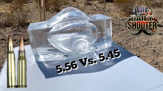 556 Vs 545 Ballistics Gel Test [upl. by Esahc898]