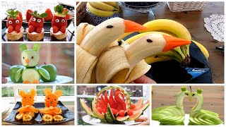 Art In FRUIT CARVING AND CUTTING TRICKS [upl. by Akiemat]