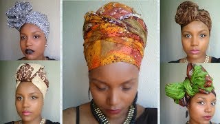 HEADWRAP TUTORIAL [upl. by Enilrek]