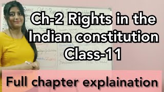 The rights in our Indian Constituionclass 11political scienceby Simran Sahni [upl. by Traver601]