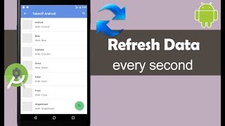 How to Refresh Data every Second  Android Studio Tutorial [upl. by Drehcir308]