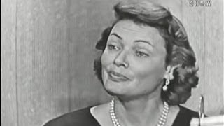 Whats My Line  Gene Tierney Ernie Kovacs panel Aug 25 1957 [upl. by Anaela688]