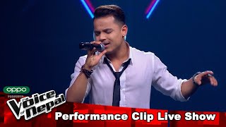 Kiran Gajmer quotLajayeraquot  LIVE Show Performance  The Voice of Nepal S3 [upl. by Anaehr926]