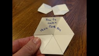 How to make a Hexaflexagon [upl. by Bittner]