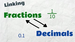 Linking Fractions and Decimals  Maths  EasyTeaching [upl. by Krystal99]