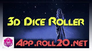 TUTORIAL 3D Dice Roller  Introduction to Roll20 [upl. by Munroe]