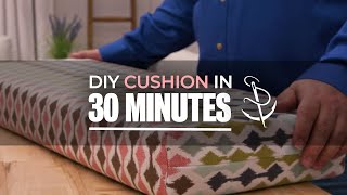 Make a Box Corner Cushion  The 30 Minute Cushion [upl. by Letnahc]