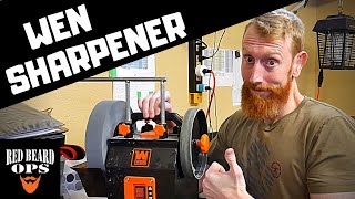 WEN Sharpener Review amp User Guide  Tormek KnockOff [upl. by Ahsikat]