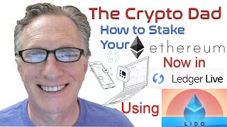 How to Stake Your Ethereum in Ledger Live Using the Lido App [upl. by Pyotr298]