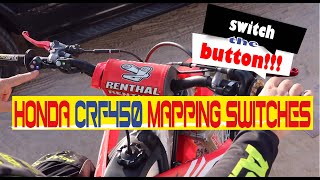 HONDA CRF450 MAPPING SWITCHES  THE FINAL GUIDE  ride faster and easy with only few tips [upl. by Younglove]