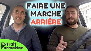 FAIRE MARCHE ARRIÈRE EN VOITURE Extrait Formation [upl. by Englis]