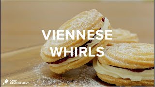 Classic Viennese Whirls  Viennese Whirl Recipe  ChefDevelopment [upl. by Fesoj]