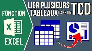 EXCEL  LIER PLUSIEURS TABLEAUX DE DONNÉES DANS UN TABLEAU CROISÉ DYNAMIQUE [upl. by Marasco163]