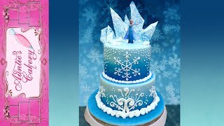 Disneys Frozen CakeAunties Style [upl. by Shirberg]