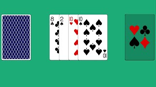 Solitaire  How to Play One Handed Solitaire [upl. by Attenol]