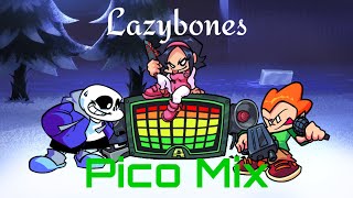 Lazybones Pico Mix  FANMADE FNF Lazybones [upl. by Fawna975]