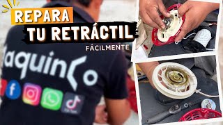 Reparación de retráctil ¡Hazlo tú mismo  Maquinco maquinaria [upl. by Verge818]