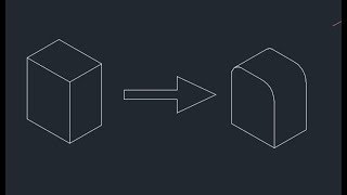 FILLET IN AUTOCAD ISOMETRIC [upl. by Harrie88]