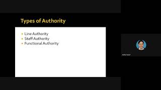 Authority Types of Authority Accountability [upl. by Adnirual]