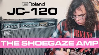 Shoegaze amp Roland Jazz Chorus  JC120 AMP DEMO ALL FEATURES [upl. by Enelad5]