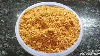 పపుులపొడి Pappula podi or Putnala podi recipe by Lakshmi Ramana [upl. by Joell]