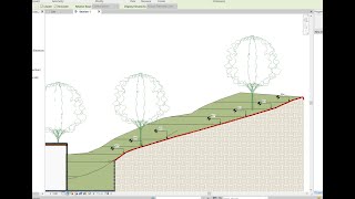 Topography profile in Elevation view  Revit for Landscape Architecture [upl. by Karab725]