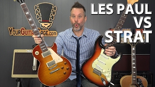 Gibson Les Paul Vs Fender Stratocaster  Which One Is Better [upl. by Aurelia78]