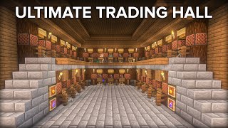 Minecraft Villager Trading Hall  26 Villagers  All Trades 1 Emerald [upl. by Ludwog264]