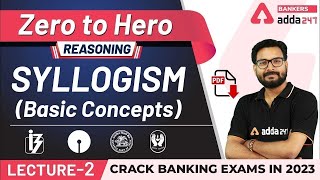 Syllogism Basic Concepts  Reasoning  Adda247 Banking Classes  Lec 2 [upl. by Isied880]