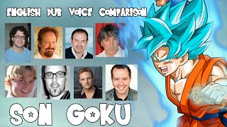 English Dub Voice Actor Comparison  Son Goku [upl. by Assirolc331]