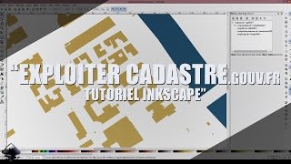 TUTO INKSCAPE  Exploiter un cadastregouvfr [upl. by Esertak403]