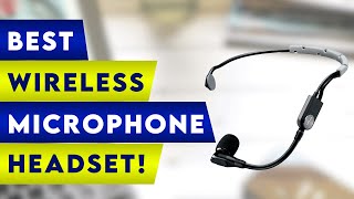 5 Best Wireless Headset Microphone System [upl. by Schwartz]