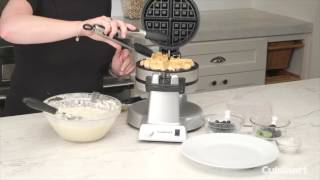 Double Belgian Waffle Maker  Round Demo WAFF20 [upl. by Eeliak236]