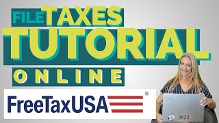 STEPBYSTEP Tutorial File Taxes Online For Free  In the BEST Software FreeTaxUSA [upl. by Akeryt]