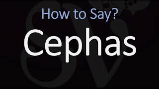 How to Pronounce Cephas CORRECTLY Saint Peter the Apostle [upl. by Regnig699]