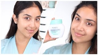 My Makeup Removal Secret Ponds Cold Cream Cleanser Review Video [upl. by Monreal]